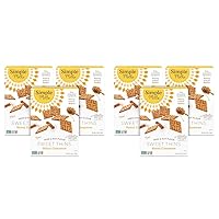 Simple Mills Honey Cinnamon Seed & Nut Flour Sweet Thins, Paleo Friendly & Delicious Sweet Thin Cookies, Good for Snacks, Nutrient Dense, 4.25 oz, 3 Count (Pack of 2)