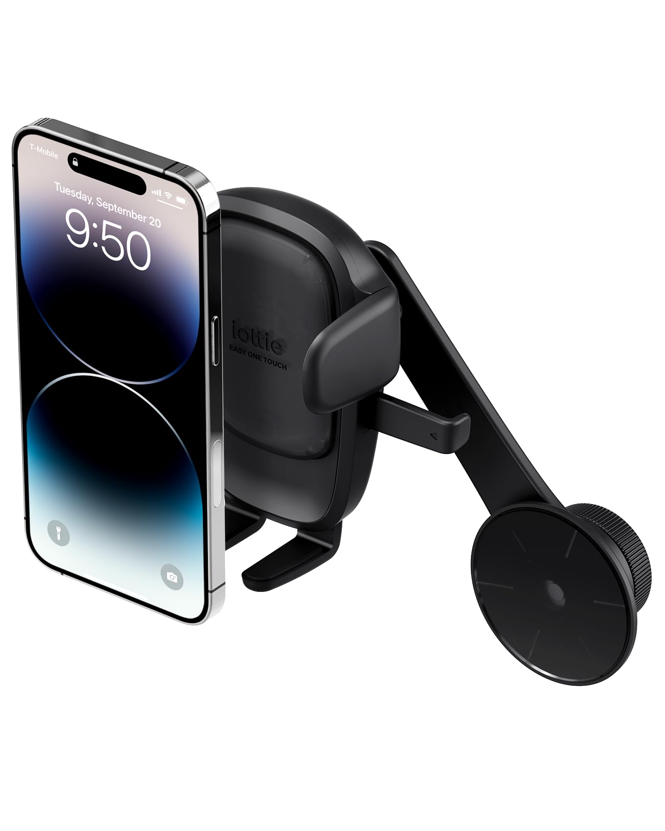 iOttie Easy One Touch 6 Vehicle Screen Car Phone Mount - Universal Cell Phone Holder for iPhone, Google, Samsung, Moto, Huawei, Nokia, LG, and All Other Smartphones