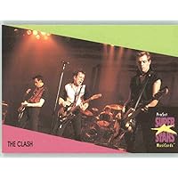 1991 Pro Set Superstars MusicCards U.K. Edition # 21 Clash (Collectible Pop Music / Rock Star Trading Card)