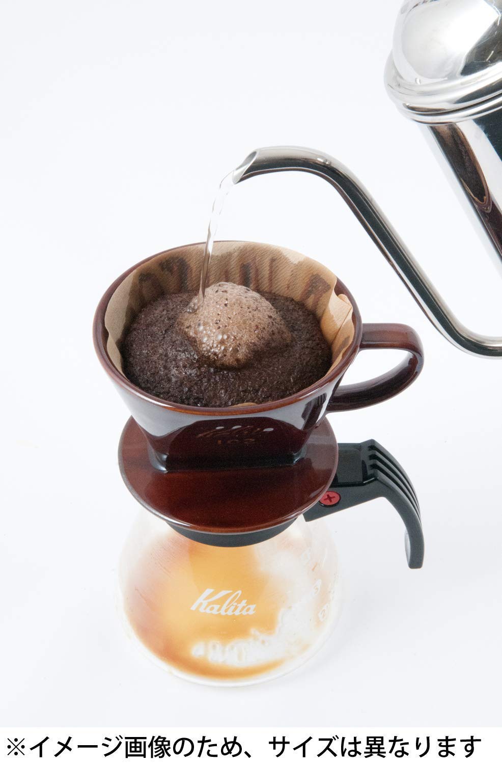 Kalita Style Coffee dripper, 102, 4 cups, Brown