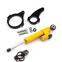 Fit For Kaabo Wolf King/GT/GT PRO 11 inch Electric Skateboard Parts Wolf King GT Scooter CNC Steering Damper Stabilizer Buffer Control Bar with Mounting Bracket Support Kit
