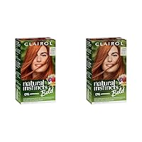 Natural Instincts Bold Permanent Hair Dye, C64 Copper Sunset Hair Color, Pack of 2