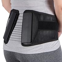 Ottobock The S.P.I.N.E. Adjustable Lower Back Brace with Pulley System - Lumbar Back Support Belt for Men and Women - Compression to Relieve Lower Back Pain & Spine Pressure, 3X-Large