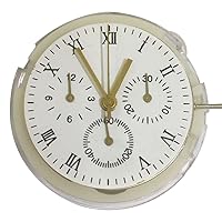 30.4mm Automatic Watch Movement, 25 Jewelrys, Day-Date, Chronograph Movement for ETA 7753