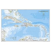 National Geographic Caribbean Wall Map - Classic - Laminated (Poster Size: 36 x 24 in) (National Geographic Reference Map) National Geographic Caribbean Wall Map - Classic - Laminated (Poster Size: 36 x 24 in) (National Geographic Reference Map) Map