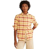 PENDLETON Women's Boyfriend Cotton Flannel Shirt