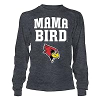 Illinois State Redbirds T-Shirt - Mama Bird - Longsleeve Tee/Dark Grey/L