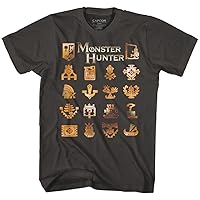 Monster Hunter Video Game MH Smoke Adult T-Shirt Tee