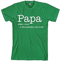 Threadrock Men's PAPA Like a Grandpa Only Cooler T-Shirt