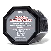 MetaGrip Black Premium Bobby Pins, 300 Count