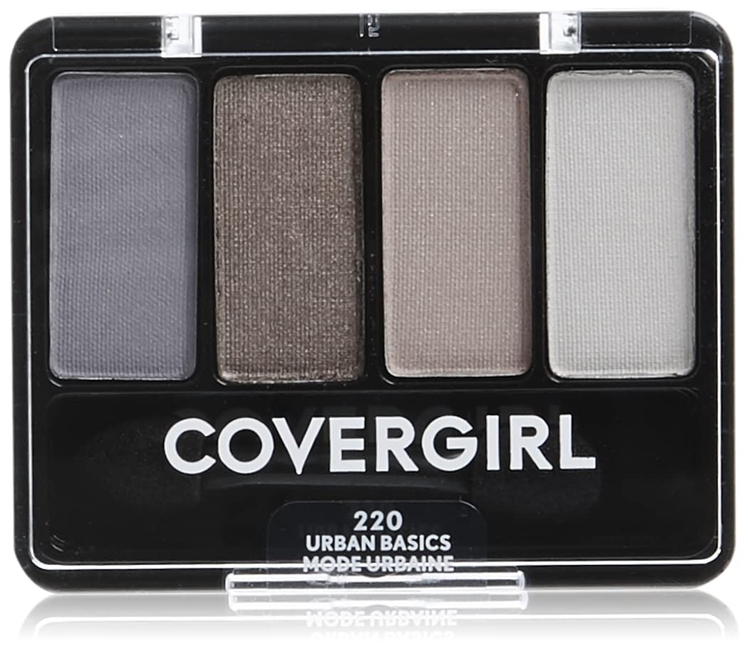 COVERGIRL Eye Enhancers 4-Kit Eye Shadow, Urban Basics (Packaging May Vary), Pack of 1