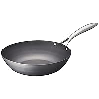 Vitacraft Super Iron Frying Pan, Wok Pan, 11.8 inches (30 cm), Black