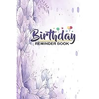 Birthday Reminder Book: Date Keeper Perpetual Calendar | Notebook for Recording Birthdays and Anniversaries, Events, or Other Important Dates | Monthly Index