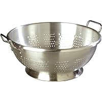 Carlisle FoodService Products 60279 Dura-Ware Standard Weight Commercial Colander, 11 Quart (Pack of 6)