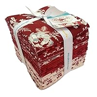 My Mind's Eye Heirloom Red 25 Fat Quarters Riley Blake Designs FQ-14340-25