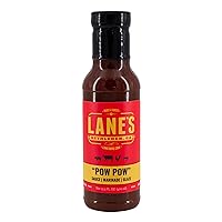 Lane's Pow Pow Stir Fry Sauce, Chinese Marinade & Glaze - Sweet Soy Sauce, Pineapple & Ginger | Perfect for Chicken, Pork, Beef, Seafood & Veggies | Gluten Free | No MSG | No Preservatives | 13.5floz