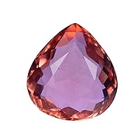 Pendant Size Color Changing Alexandrite 85.00 Ct Translucent Alexandrite Pear Cut Alexandrite Stone
