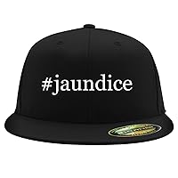 #Jaundice - Flexfit 6210 Structured Flat Bill Fitted Hat | Trendy Baseball Cap for Men and Women | Snapback Closure