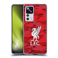 Head Case Designs Officially Licensed Liverpool Football Club Home Colourways Liver Bird Camou Soft Gel Case Compatible with Xiaomi 12T Pro