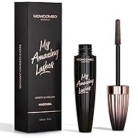 My Amazing Lashes Mascara - Volume and Length - Lengthening Mascara - Stays On All Day - Tubing Mascara for All Ages & Skin Types - Instantly Create The Look of Lash Extensions (BROWN BLACK)
