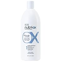 NUTRI-OX Gentle Shampoo Normal for Thinning Hair | Thicker, Fuller-Looking Hair | Clinically & Dermatologically Tested | Peppermint | Color-Safe