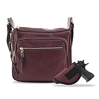 JESSIE & JAMES | Concealed Carry RFID Blocking Crossbody Purse for Women with Lock and Key