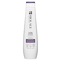 Biolage Ultra Hydra Source Shampoo | Deep Hydrating Shampoo for Very Dry Hair | Moisturizes Hair to Prevent Breakage | Paraben & Silicone-Free | Vegan | Salon Shampoo