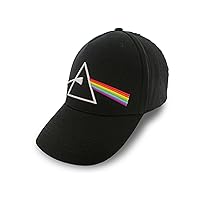 Hat Pink Floyd Triangle Official Black Unisex Adult Boy, Black, One Size, Black, One Size