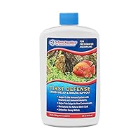 First Defense for Freshwater Aquariums – Stress Relief & Immune System Support with Vitamins Immunostimulants Fish Tanks 16oz.