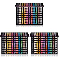 SHANY Eye shadow Palette, Ultra Shimmer, Studio Colors for Smoky Eyes (Pack of 3)