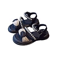Unisex Kids Summer Sandals Crystals Fancy Dress Shoes Comfort Bright Diamond Shoes for Little Girls Kids Shoes Glitter Shoes
