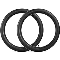 Heavy Duty 2.75/3.00-21” Thick Butyl Inner Tube, 90/90-21 Motorcycle Tube with TR4 Straight Valve Stem, 80/90-21, 80/100-21, 90/100-21 Tire Tube Fits Motorcycle with 21'' Tires Pack of 2