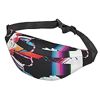 Fanny Pack For Men Women Casual Belt Bag Waterproof Waist Bag Colorful Piano Keyboard Music Running Waist Pack For Travel Sports