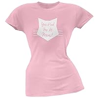 Animal World You Had Me at Meow Pink Soft Juniors T-Shirt