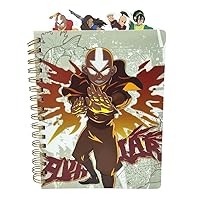 Avatar Tab Journal Notebook, Spiral Bound, 96 Lined Pages, 8 x 7 inches