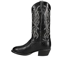 Tony Lama Men's Smooth Ostrich Western Boot Round Toe