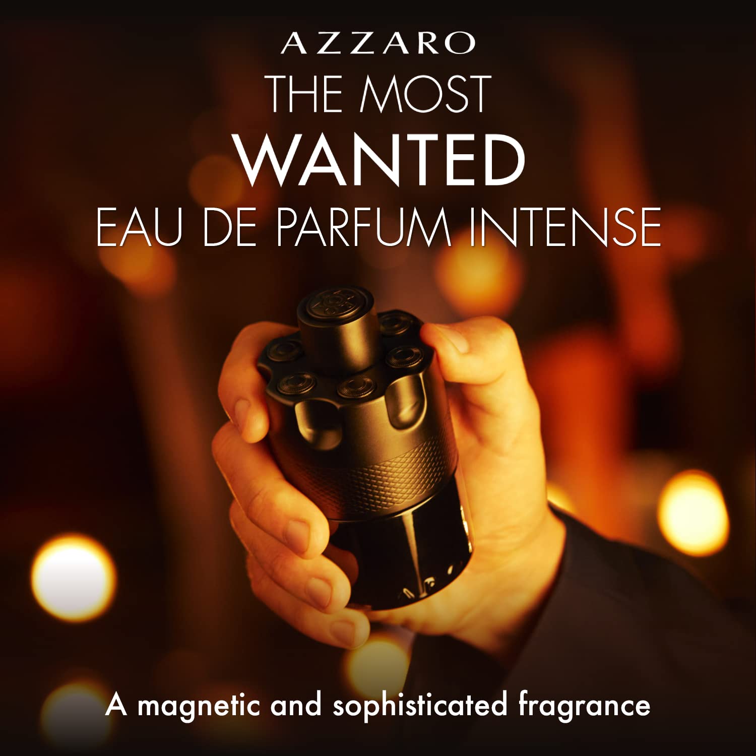 Azzaro The Most Wanted Eau de Parfum Intense - Seductive Mens Cologne - Fougère, Ambery & Spicy Fragrance for Date - Lasting Wear - Luxury Perfumes for Men