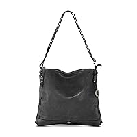 Cas8 Lea Women's Handbag Made of High-Quality Leather - Timeless Shoulder Bag for Any Occasion - Medium Leather Bag for Women, the Leather Handbag Matches Any Outfit, graphite, Minimal