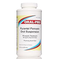 Aurora 50Mg/Ml Oral Pro Pyrantel Pamoate Oral Suspension, 16 Ounce, White, Milk Flavor