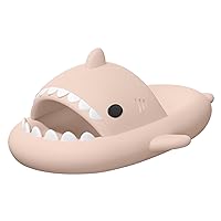 XPKWS Shark Slides for Women and Men Unisex Cloud Slippers Adult Novelty Beach Sandals with Thick Sole