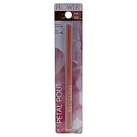 Flower Beauty Petal Pout Lip Liner - Smooth & Creamy Lip Liner with Pigment Rich Color, Prevents Feathering of Lip Color, Comes with Built-in Sharpener (Nude)