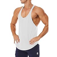 Men's Workout Quick Dry Soft Gym Bodybuilding Stringer Tank Tops