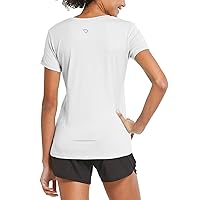 BALEAF Women's Short Sleeve Running Shirts Athletic Lightweight Quick Dry Workout Training Yoga Crewneck Tops