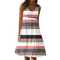 Women's Long Sleeve Mini Dress Casual Print Slip Beach Skirt Sundress Summer Dresses