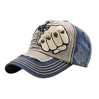 100% Cotton Distressed Vintage Trucker Baseball Cap Hat