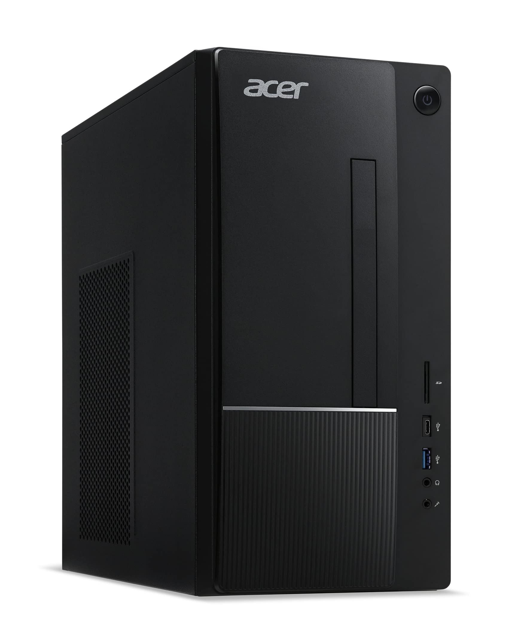 Acer Aspire TC-1770-UR11 Desktop | 13th Gen Intel Core i5-13400 10-Core Processor | 8GB 3200MHz DDR4 | 512GB M.2 2280 PCIe Gen 4 SSD | SD Card Reader | Intel Wi-Fi 6E AX211 | Windows 11 Home,Black