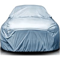 iCarCover Fits: [Volvo C70 Convertible] 2010-2013 Full Car Cover Waterproof All Weather Resistant Custom Outdoor Indoor Sun Snow Storm Protection Form-Fit Padded Cover with Straps