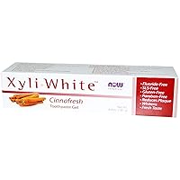 Now Foods XyliWhiteCinnafresh Toothpaste Gel - 6.4 oz. 6 Pack