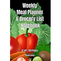 Weekly Meal Planner & Grocery List Notebook: Establish a budget, get organized, eat healthy, and develop a list of staple items and meals your family loves!