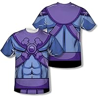 Masters of the Universe - Mens Skeletor Costume (Front/Back Print) T-Shirt